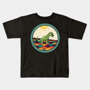 dinosaurus in the sun Kids T-Shirt